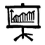 line drawn chart with inclining grap line 