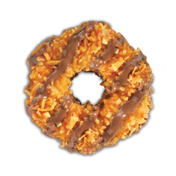 Doughnut-Shaped Caramel deLites Cookie
