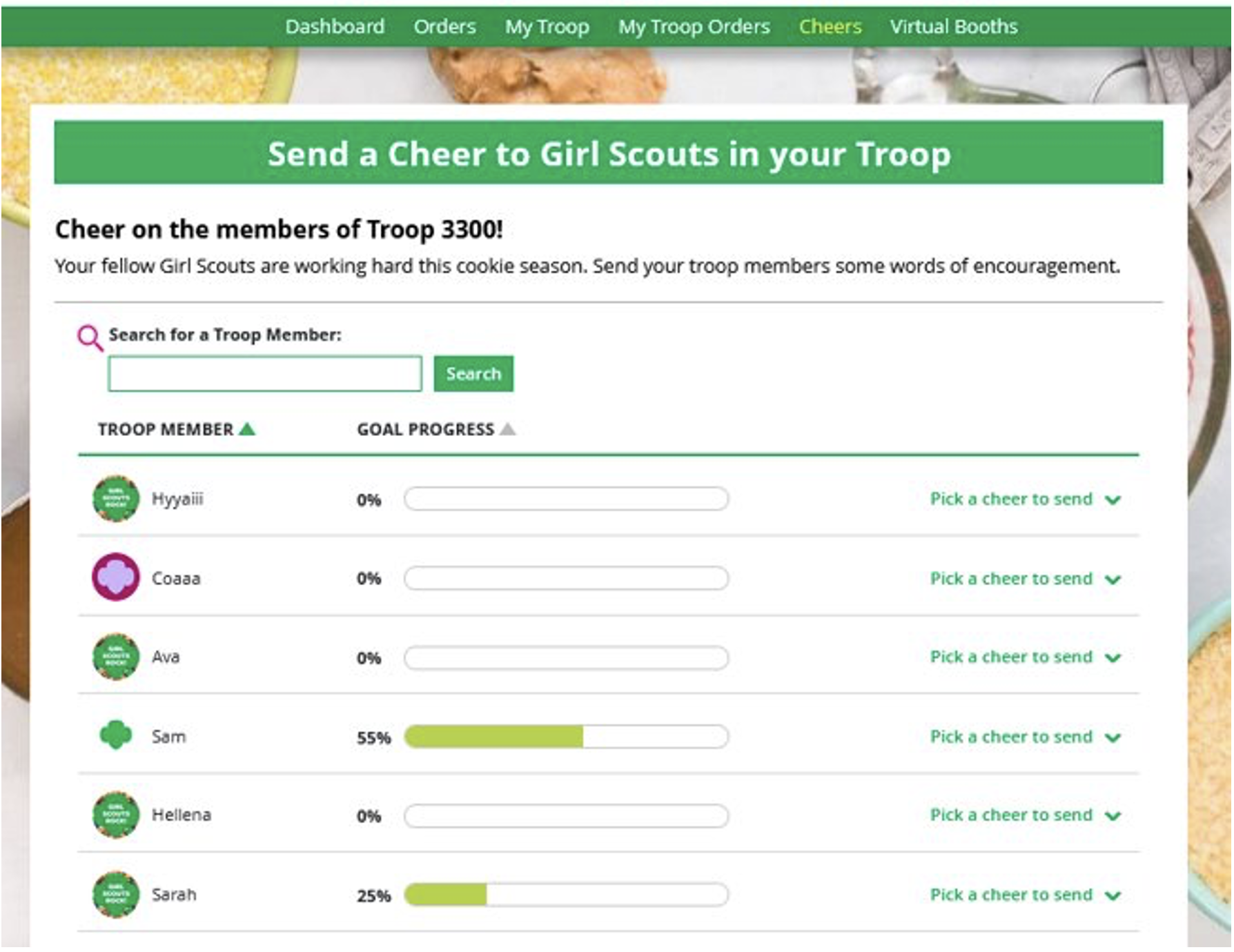 For Cookie Sellers Girl Scouts