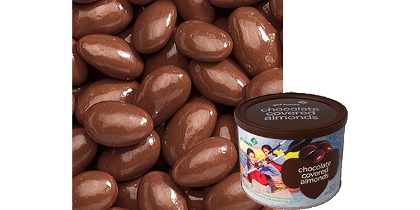 Chocolate covered almonds 