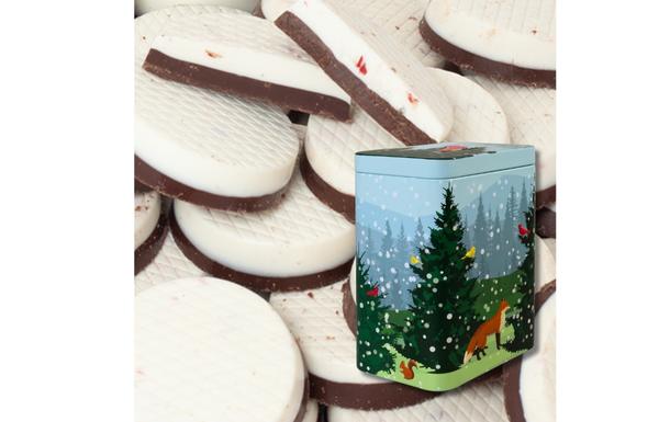 Peppermint Bark Rounds