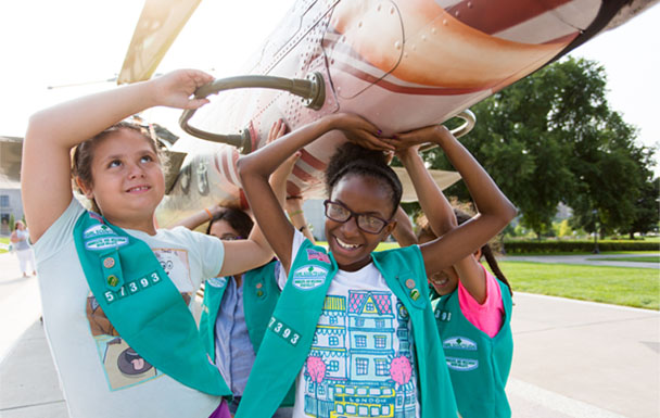 Change the world—one Girl Scout at a time.